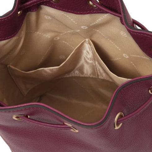 TL Bag - Leather bucket bag